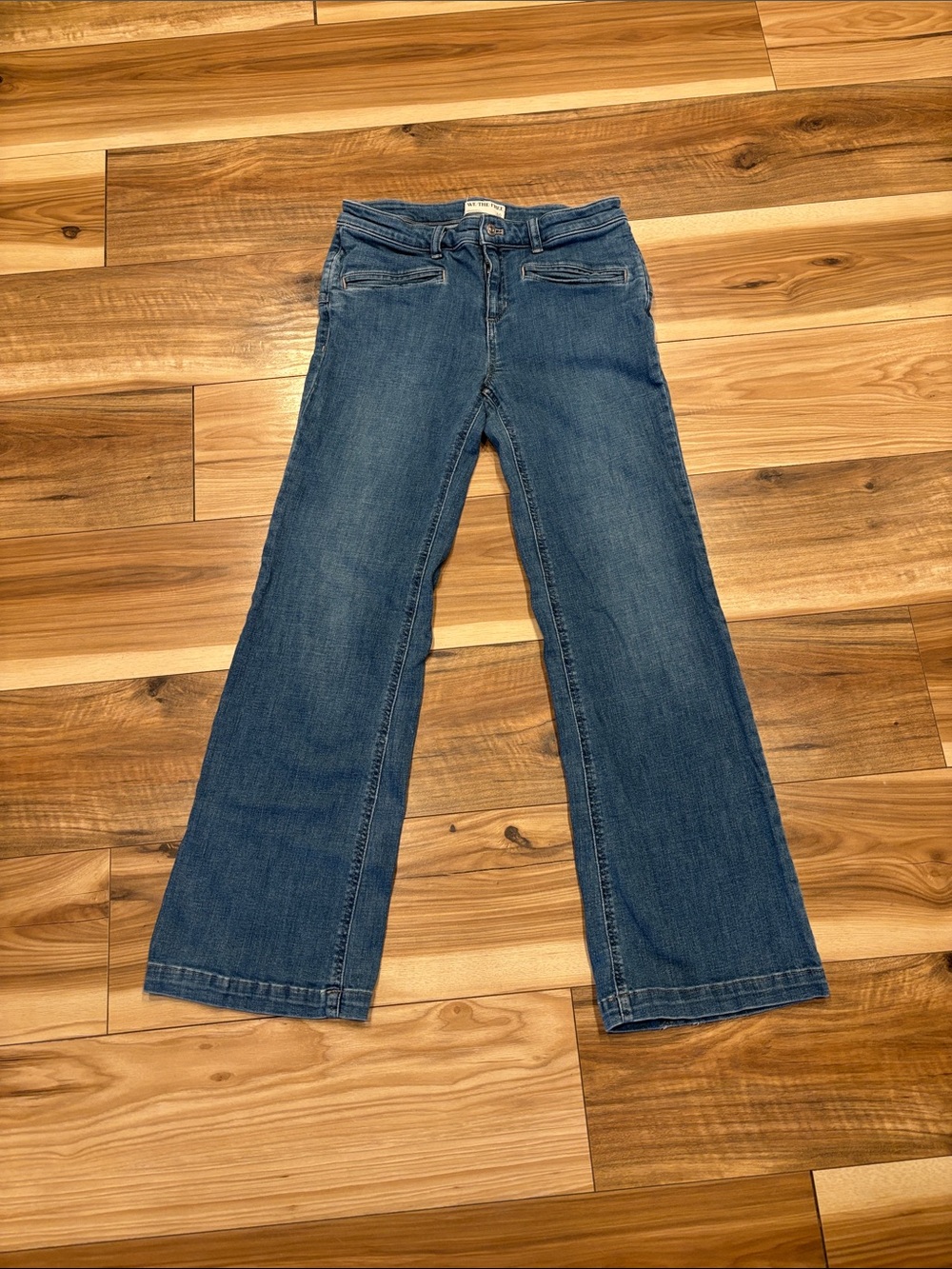 We The Free Mid-Rise Indigo Flare Jeans